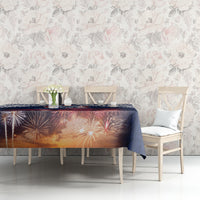 Samoa Indenpendence Day Tablecloth Sky Fireworks with Flag Style LT03 - Polynesian Pride