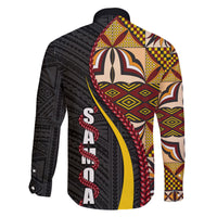 Samoa Siapo Ula Fala Family Matching Tank Maxi Dress and Hawaiian Shirt Polynesian Tribal Pattern LT03 - Polynesian Pride
