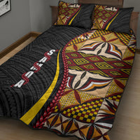 Samoa Siapo Ula Fala Quilt Bed Set Polynesian Tribal Pattern LT03 - Polynesian Pride