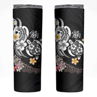 Hawaiian Tropical Plumeria Turtles Skinny Tumbler Polynesian Art Tattoo LT03 - Polynesian Pride
