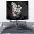 Hawaiian Tropical Plumeria Turtles Tapestry Polynesian Art Tattoo