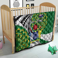 Cook Islands Independence Day Quilt National Flag and Emblem with Tatau Tattoo LT03 - Polynesian Pride