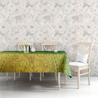 Hawaiian Turtles and Leis Tablecloth Tribal Kakau Pattern Fresh Summer Vibe LT03 - Polynesian Pride