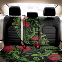 New Zealand Chameleon and Gecko Back Car Seat Cover Maori Silver Fern and Pohutukawa Decoration LT03 - Polynesian Pride
