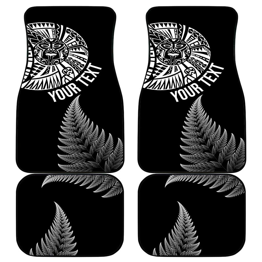 Personalised New Zealand Maori Art Tattoo and Silver Fern Car Mats LT03 - Polynesian Pride