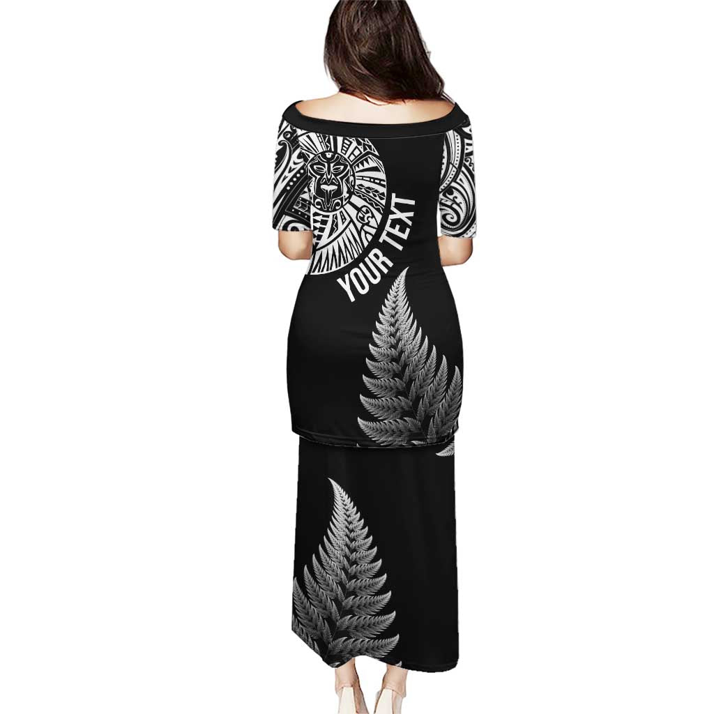 Personalised New Zealand Maori Art Tattoo and Silver Fern Puletasi LT03 - Polynesian Pride
