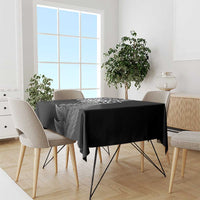 Personalised New Zealand Maori Art Tattoo and Silver Fern Tablecloth