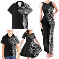 Polynesian Art Traditional Tattoo Pattern Family Matching Tank Maxi Dress and Hawaiian Shirt LT03 - Polynesian Pride