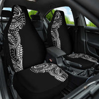Polynesian Art Traditional Tattoo Car Seat Cover Simple Style LT03 One Size Black - Polynesian Pride
