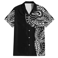 Polynesian Art Traditional Tattoo Hawaiian Shirt Simple Style LT03 Black - Polynesian Pride