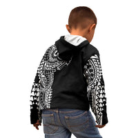 Polynesian Art Traditional Tattoo Kid Hoodie Simple Style LT03 - Polynesian Pride