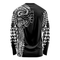 Polynesian Art Traditional Tattoo Long Sleeve Shirt Simple Style LT03 - Polynesian Pride