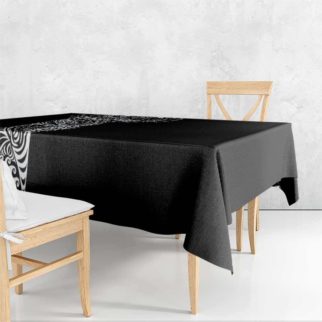 Polynesian Art Traditional Tattoo Tablecloth Simple Style