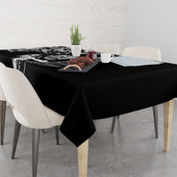New Zealand Maori Warrior Rugby Tablecloth Silver Fern LT03 - Polynesian Pride