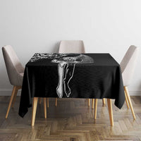 New Zealand Maori Warrior Rugby Tablecloth Silver Fern LT03 - Polynesian Pride
