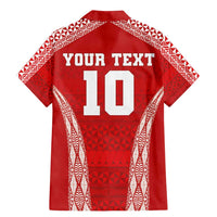 Custom Tonga Pacific Rugby 2024 Family Matching Mermaid Dress and Hawaiian Shirt Ngatu Tribal Pattern LT03 - Polynesian Pride