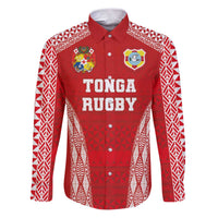 Custom Tonga Pacific Rugby 2024 Family Matching Puletasi and Hawaiian Shirt Ngatu Tribal Pattern