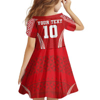 Custom Tonga Pacific Rugby 2024 Family Matching Short Sleeve Bodycon Dress and Hawaiian Shirt Ngatu Tribal Pattern LT03 - Polynesian Pride