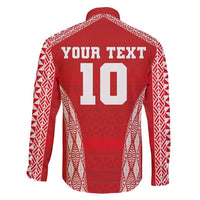 Custom Tonga Pacific Rugby 2024 Family Matching Short Sleeve Bodycon Dress and Hawaiian Shirt Ngatu Tribal Pattern LT03 - Polynesian Pride