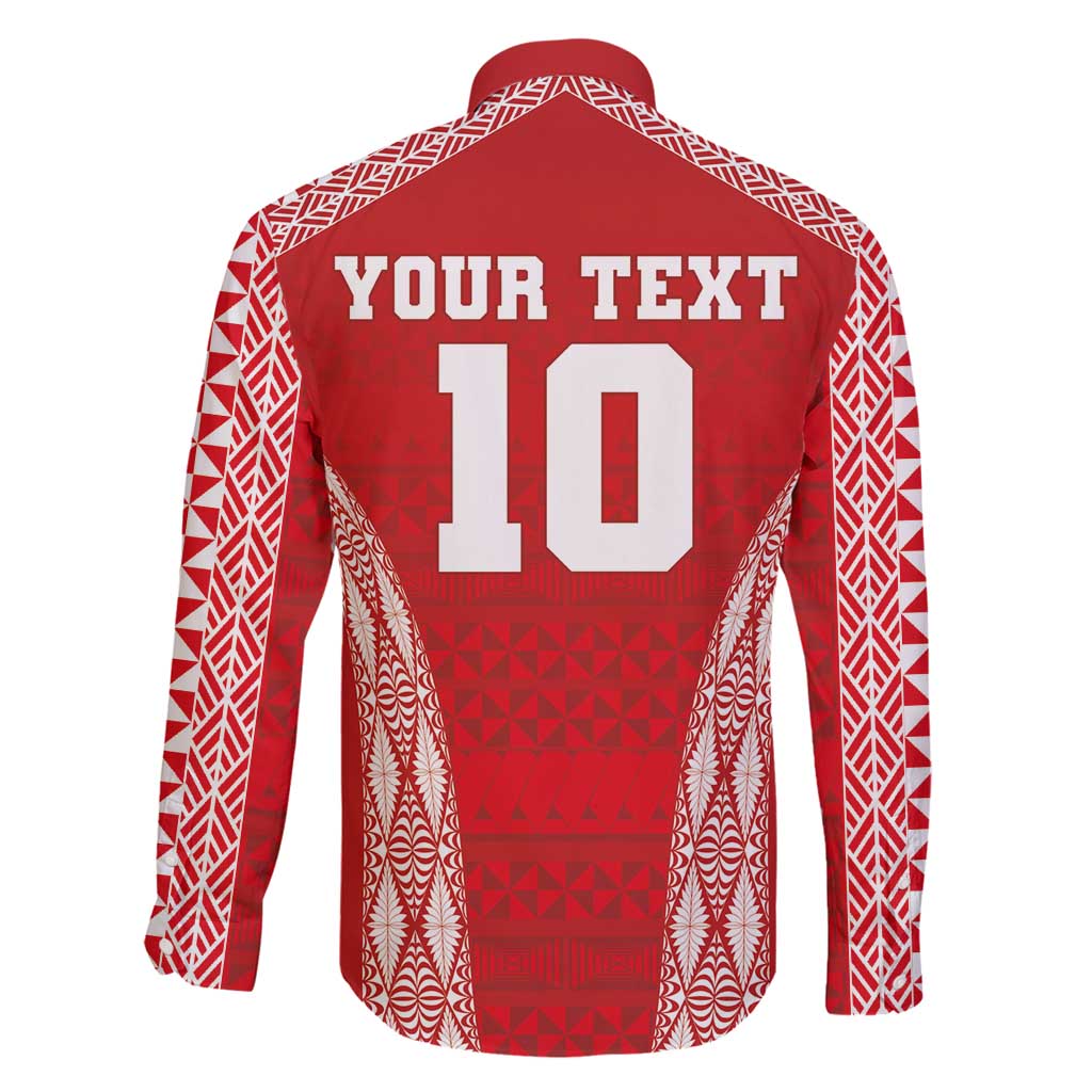 Custom Tonga Pacific Rugby 2024 Family Matching Summer Maxi Dress and Hawaiian Shirt Ngatu Tribal Pattern LT03 - Polynesian Pride