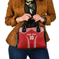 Custom Tonga Pacific Rugby 2024 Shoulder Handbag Ngatu Tribal Pattern