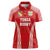 Custom Tonga Pacific Rugby 2024 Women Polo Shirt Ngatu Tribal Pattern