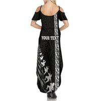 Custom New Zealand Rugby Family Matching Summer Maxi Dress and Hawaiian Shirt Haka Dance Tribal God Mask Maori Pattern LT03 - Polynesian Pride