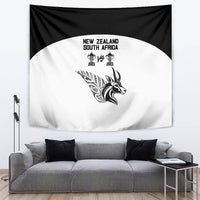 South Africa and New Zealand Tapestry Champion History Go Final 2023 Vintage Style LT03 - Polynesian Pride