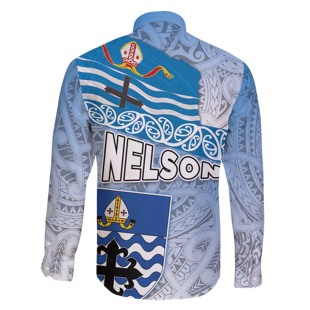 New Zealand Nelson Family Matching Mermaid Dress and Hawaiian Shirt Nelson's Flag and Seal - Maori Art Tattoo LT03 - Polynesian Pride