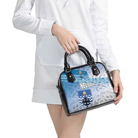 New Zealand Nelson Shoulder Handbag Nelson's Flag and Seal - Maori Art Tattoo LT03 - Polynesian Pride