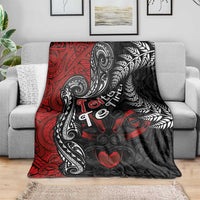 Aotearoa Toitu Te Tiriti Blanket New Zealand Honour the Treaty - Te Tiriti Is Us LT03 - Polynesian Pride