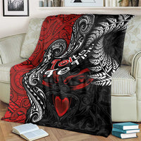 Aotearoa Toitu Te Tiriti Blanket New Zealand Honour the Treaty - Te Tiriti Is Us LT03 - Polynesian Pride