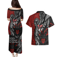 Aotearoa Toitu Te Tiriti Couples Matching Puletasi and Hawaiian Shirt New Zealand Honour the Treaty - Te Tiriti Is Us LT03 - Polynesian Pride