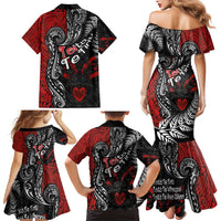 Aotearoa Toitu Te Tiriti Family Matching Mermaid Dress and Hawaiian Shirt New Zealand Honour the Treaty - Te Tiriti Is Us LT03 - Polynesian Pride
