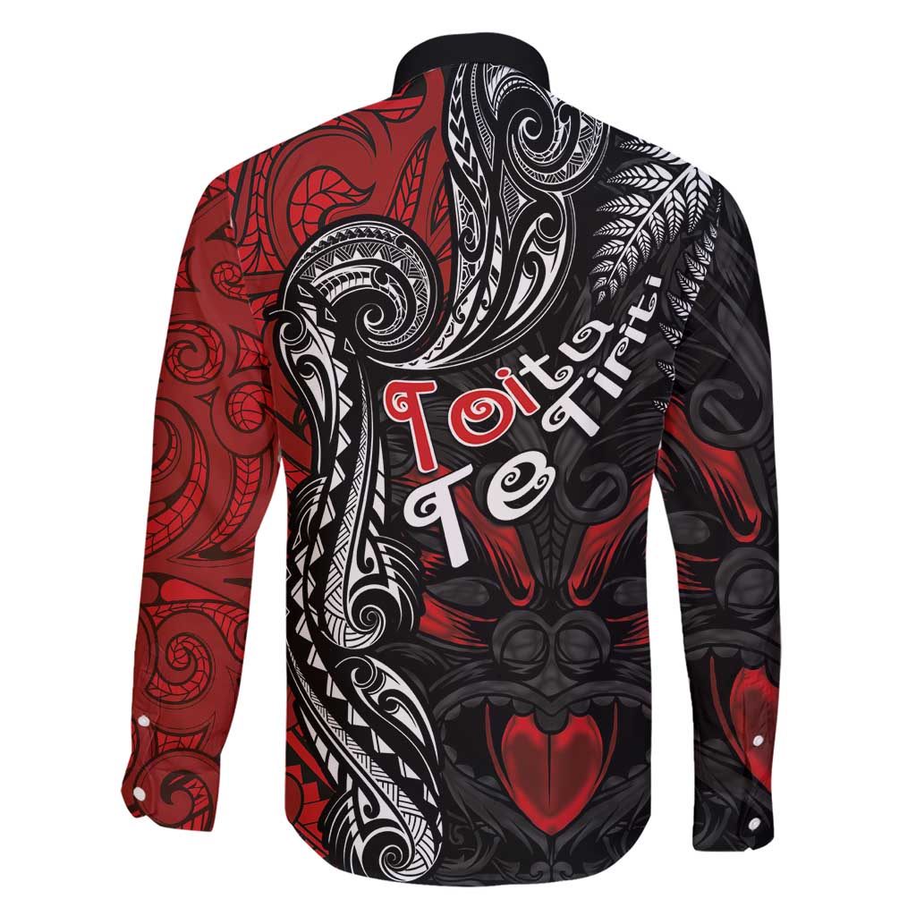 Aotearoa Toitu Te Tiriti Family Matching Short Sleeve Bodycon Dress and Hawaiian Shirt New Zealand Honour the Treaty - Te Tiriti Is Us LT03 - Polynesian Pride
