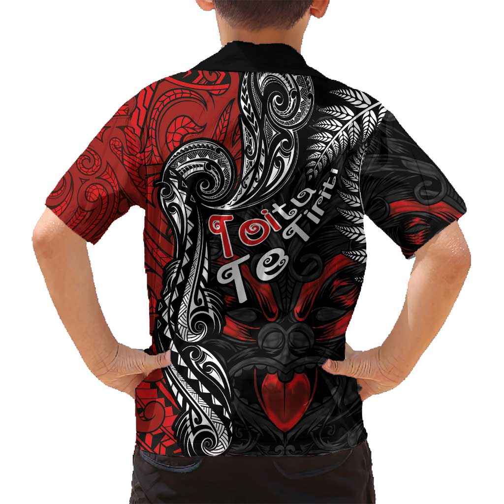 Aotearoa Toitu Te Tiriti Family Matching Summer Maxi Dress and Hawaiian Shirt New Zealand Honour the Treaty - Te Tiriti Is Us LT03 - Polynesian Pride
