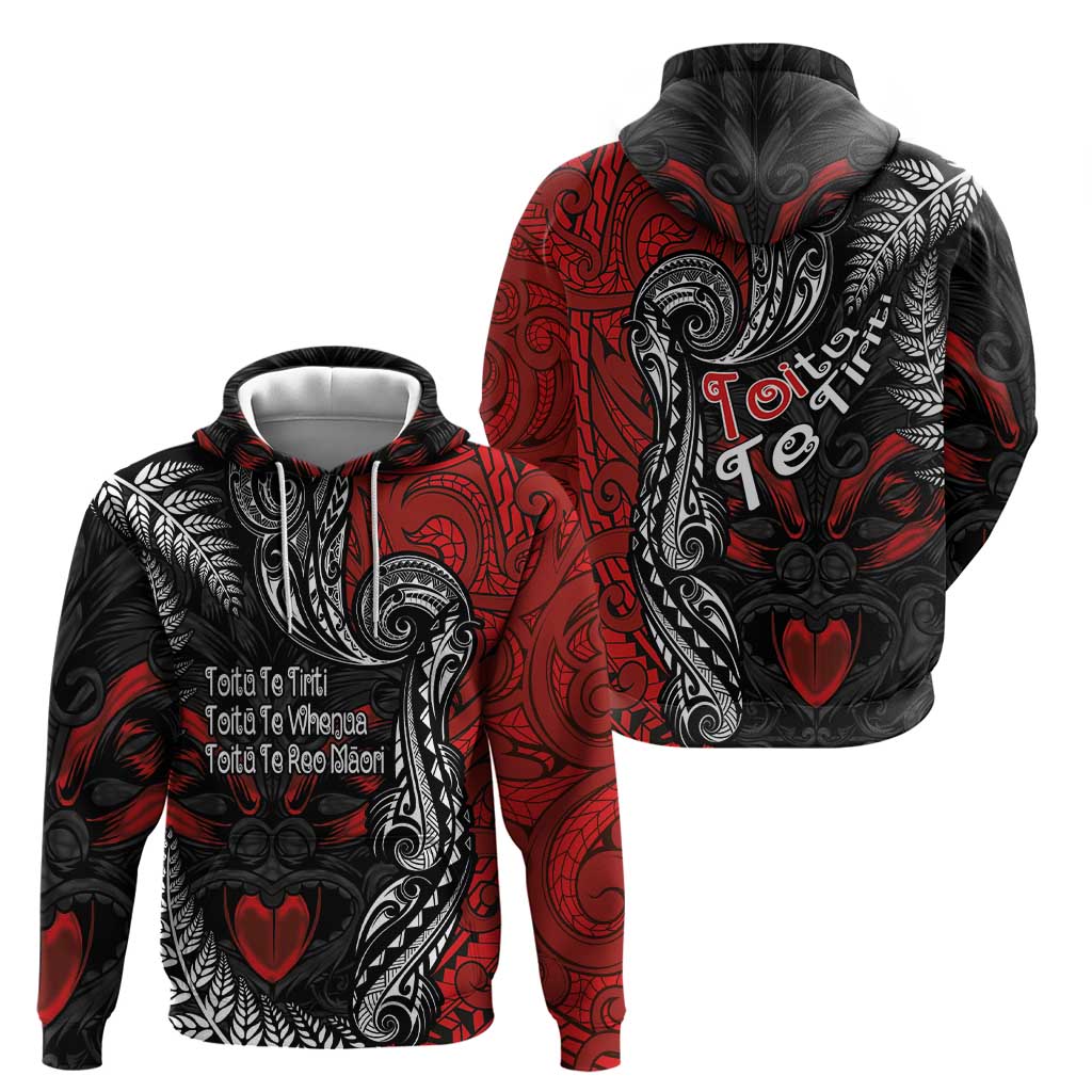 Aotearoa Toitu Te Tiriti Hoodie New Zealand Honour the Treaty - Te Tiriti Is Us LT03 - Polynesian Pride