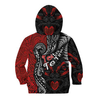 Aotearoa Toitu Te Tiriti Kid Hoodie New Zealand Honour the Treaty - Te Tiriti Is Us LT03 - Polynesian Pride