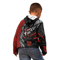 Aotearoa Toitu Te Tiriti Kid Hoodie New Zealand Honour the Treaty - Te Tiriti Is Us LT03 - Polynesian Pride