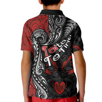 Aotearoa Toitu Te Tiriti Kid Polo Shirt New Zealand Honour the Treaty - Te Tiriti Is Us LT03 - Polynesian Pride