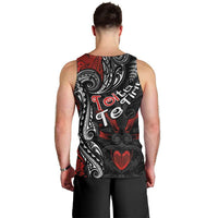 Aotearoa Toitu Te Tiriti Men Tank Top New Zealand Honour the Treaty - Te Tiriti Is Us LT03 - Polynesian Pride