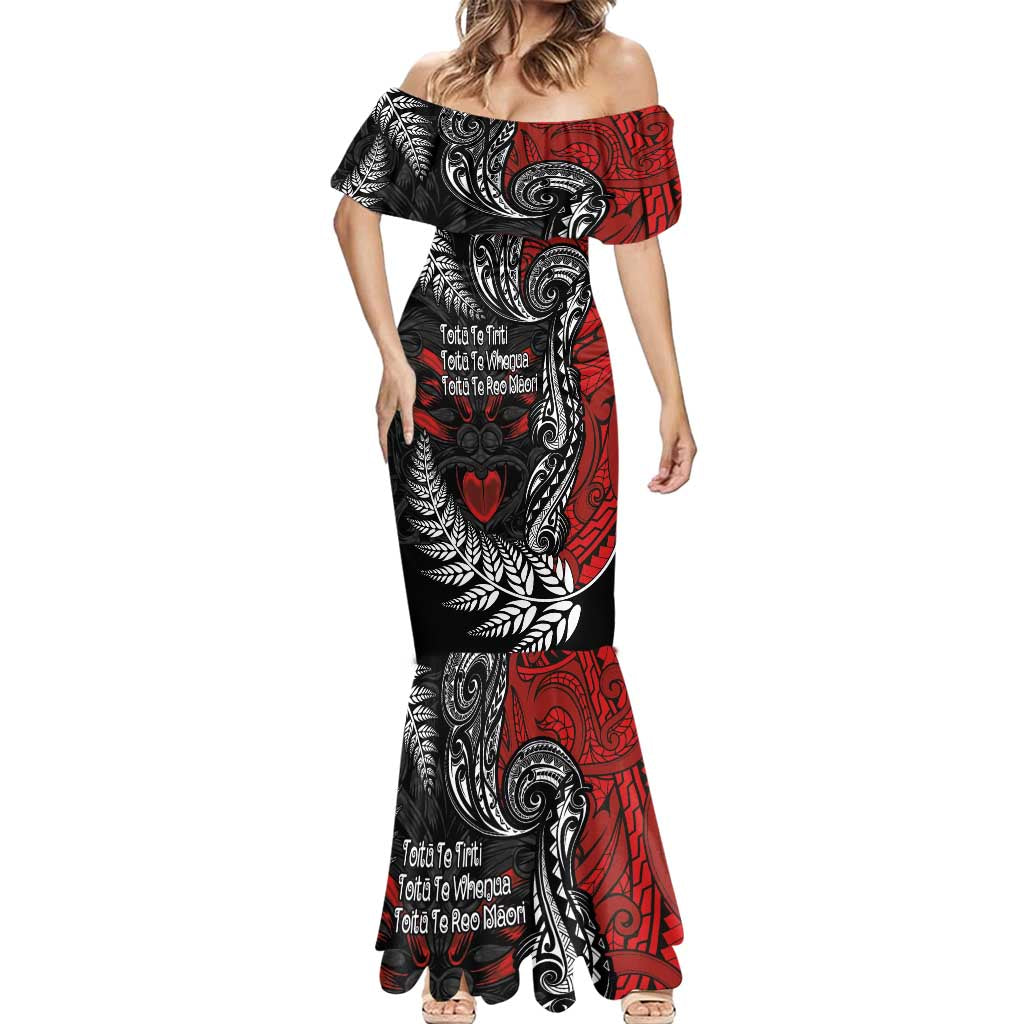 Aotearoa Toitu Te Tiriti Mermaid Dress New Zealand Honour the Treaty - Te Tiriti Is Us LT03 - Polynesian Pride