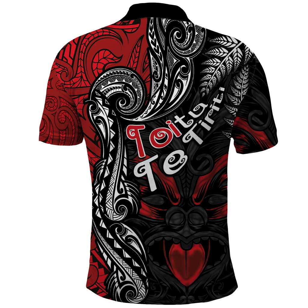Aotearoa Toitu Te Tiriti Polo Shirt New Zealand Honour the Treaty - Te Tiriti Is Us LT03 - Polynesian Pride