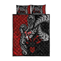 Aotearoa Toitu Te Tiriti Quilt Bed Set New Zealand Honour the Treaty - Te Tiriti Is Us LT03 - Polynesian Pride