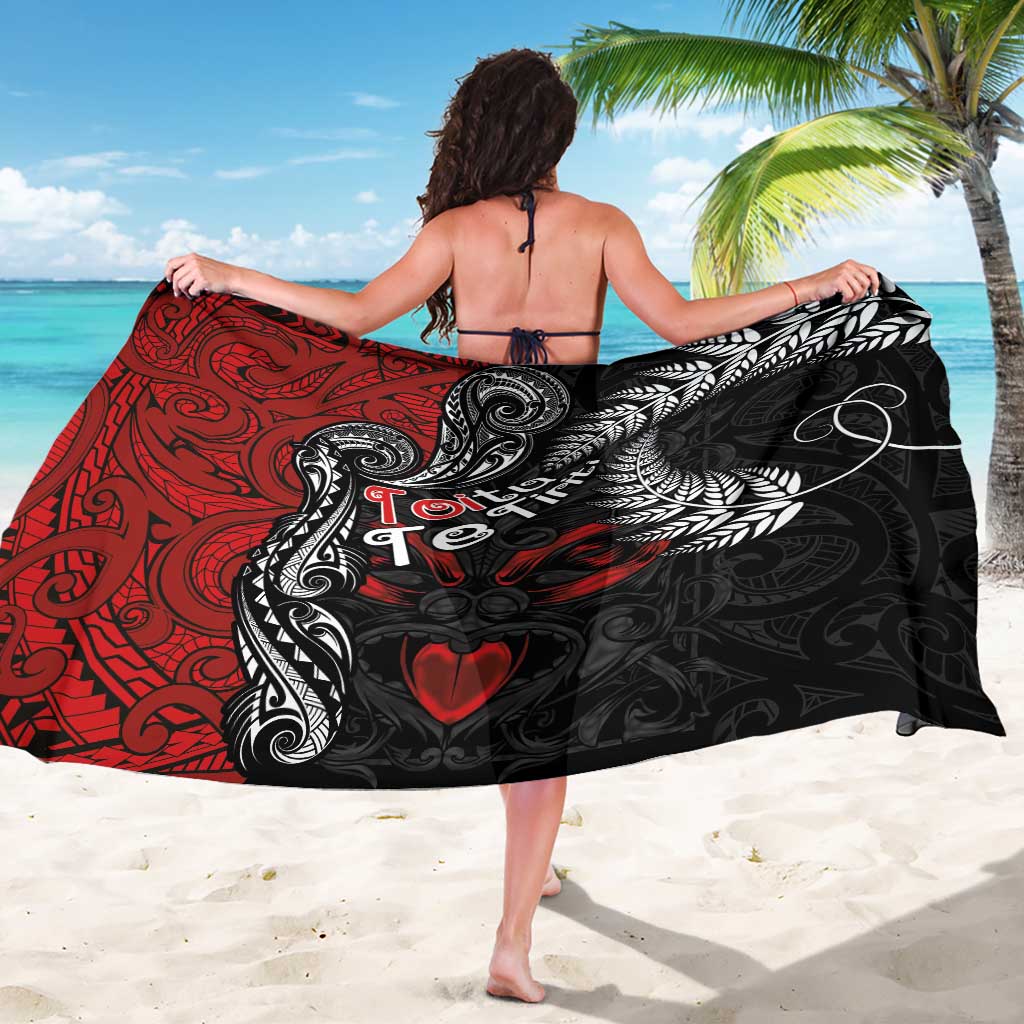 Aotearoa Toitu Te Tiriti Sarong New Zealand Honour the Treaty - Te Tiriti Is Us LT03 - Polynesian Pride