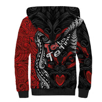 Aotearoa Toitu Te Tiriti Sherpa Hoodie New Zealand Honour the Treaty - Te Tiriti Is Us LT03 - Polynesian Pride