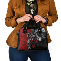 Aotearoa Toitu Te Tiriti Shoulder Handbag New Zealand Honour the Treaty - Te Tiriti Is Us LT03 - Polynesian Pride