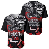 Aotearoa Toitu Te Tiriti Baseball Jersey New Zealand Honour the Treaty - Fight Together LT03 - Polynesian Pride