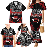 Aotearoa Toitu Te Tiriti Family Matching Mermaid Dress and Hawaiian Shirt New Zealand Honour the Treaty - Fight Together LT03 - Polynesian Pride