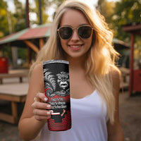 Aotearoa Toitu Te Tiriti Skinny Tumbler New Zealand Honour the Treaty - Fight Together LT03 - Polynesian Pride